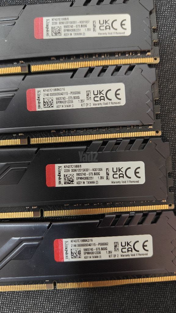 Ram ddr4 8 x2/2