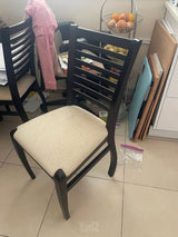 6 כסאות עץ