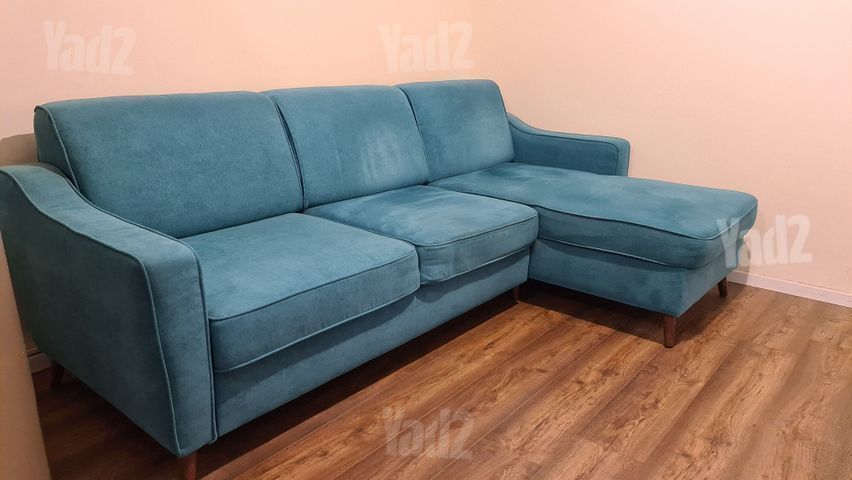 ספת שזלונג נפתחת למיטה כפולה