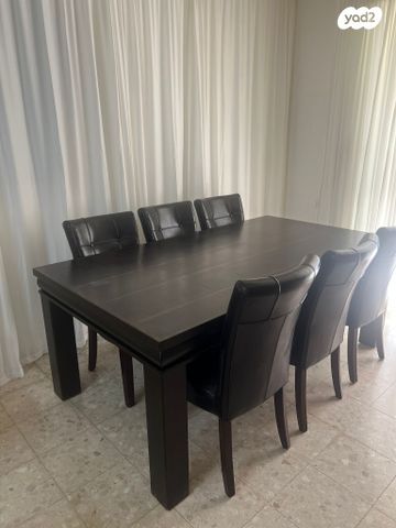 שולחן פינת אוכל + 6 כיסאות