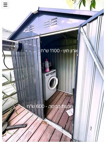 מחסן קטן לגינה