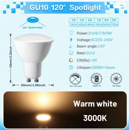 נורות LED Spotlight GU10 Bulb