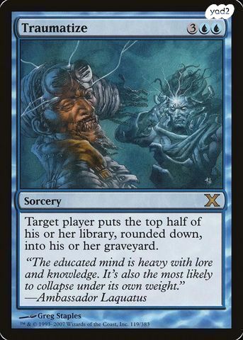 1xTraumatize Foil MTG
