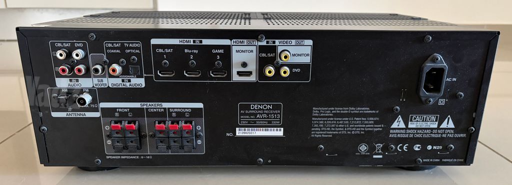 רסיבר Denon AVR-1513