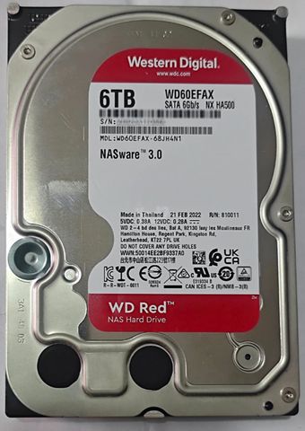 כונן קשיח WD RED NAS 6TB