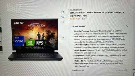 מחשב dell g16