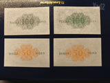 50+100 פרוטה 1952 unc