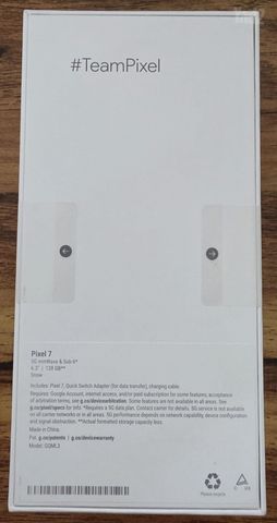 Google Pixel 7 128GB 8GB RAM