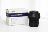 עדשת sigma 30mm DC DN לסוני