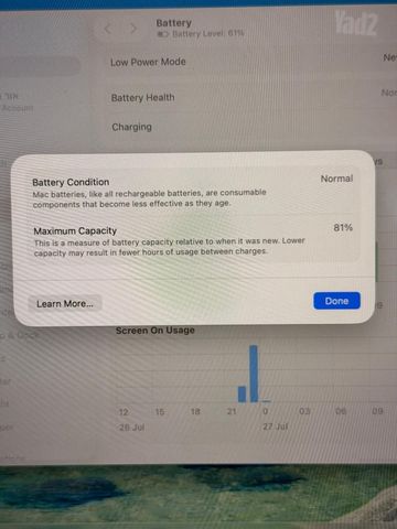 Macbook Pro M1 16GB 512GB