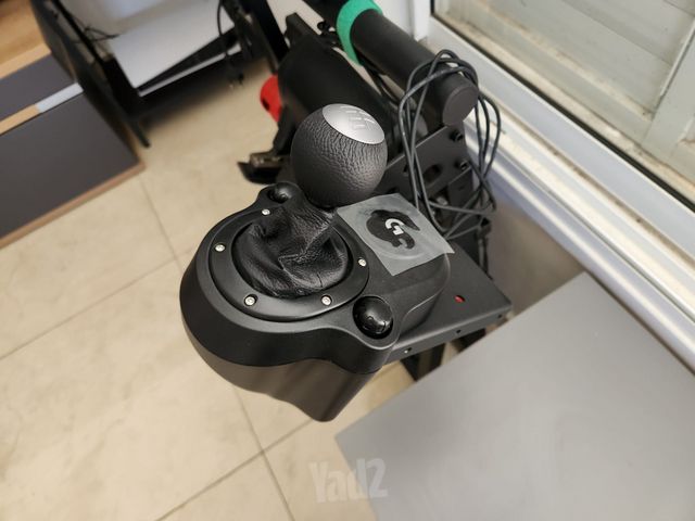 Logitech G923 + שיפטר + סטנד