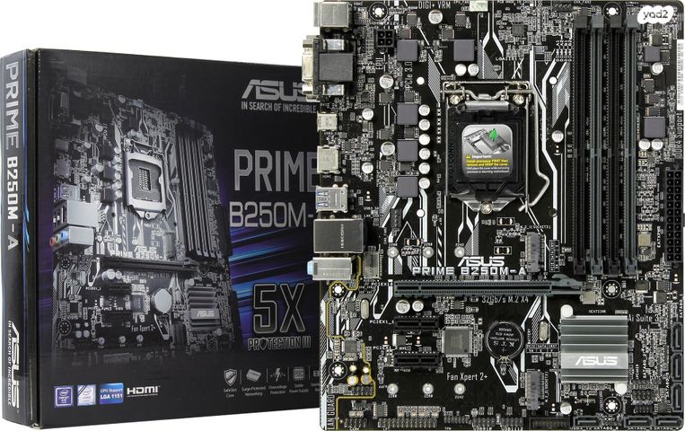 מעבד i5-7400, לוח Asus PRIME