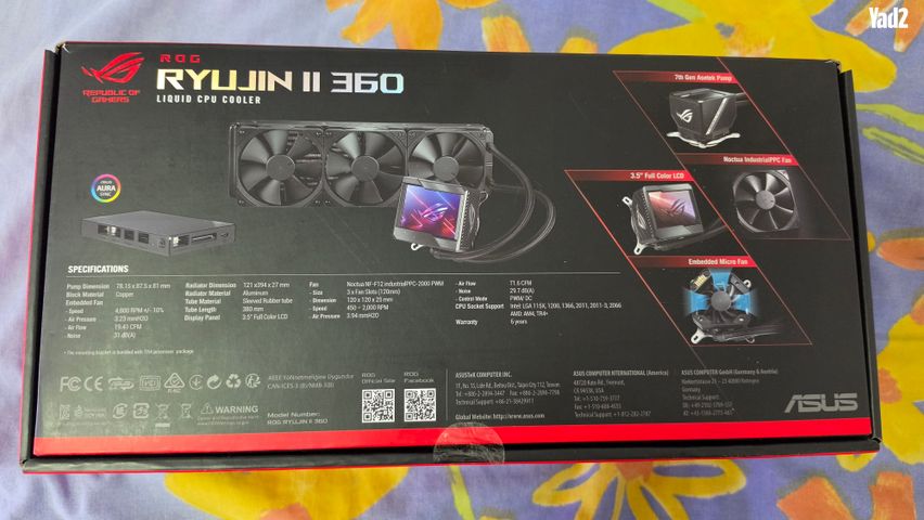 ASUS ROG Ryujin II 2 360 AIO