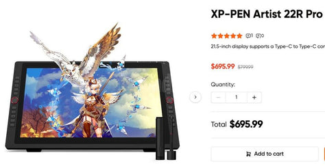 צג טאבלט_XP-PEN ARTIST 22R PRO