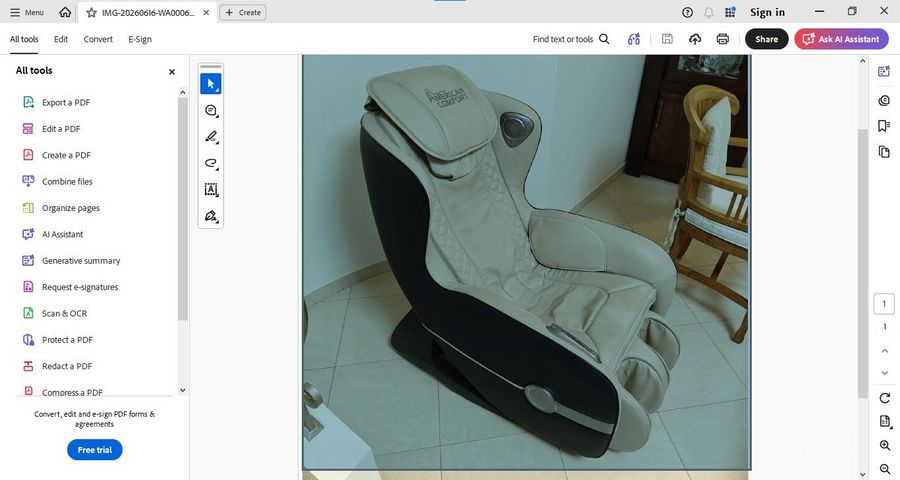 כורסת עיסוי