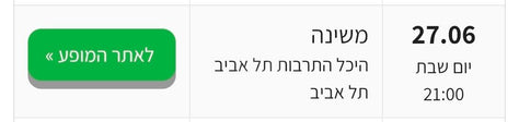 משינה - הופעה