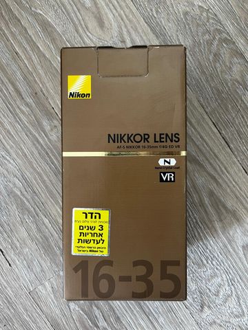 Nikon 16-35mm f/4  עדשת ניקון