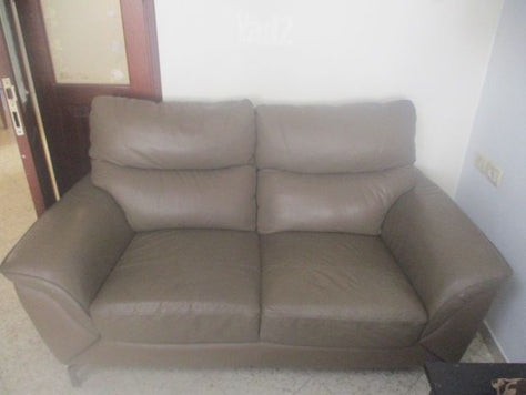 genuine leather couch