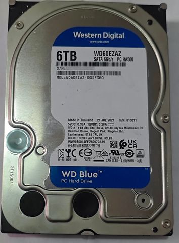 כונן קשיח WD BLUE 6TB