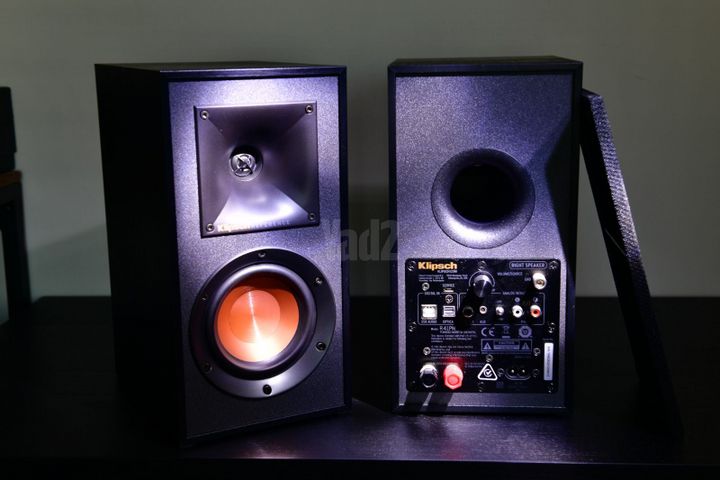 רמקולים מדפים של klipsch