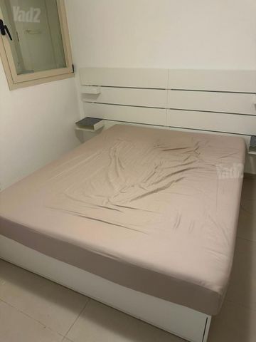 White Bed Frame with Mattress