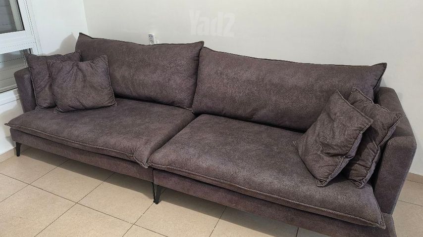 ספה 2.70 אפור כהה