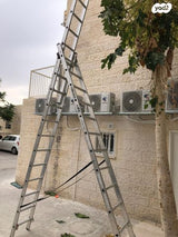 סולם אלומיניום מקצועי תקני 9 מ