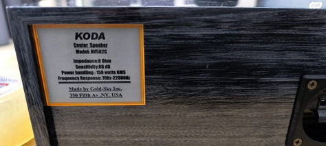 רמקול סנטר CODA AV582C