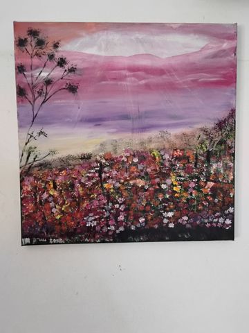 ציור נוף בשמן / canvas