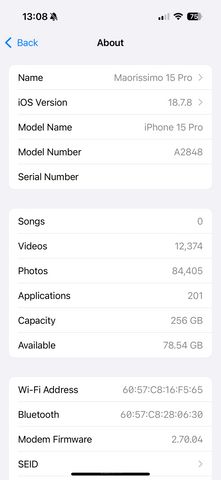 iPhone 15 Pro 256GB אייפון 15