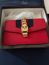 Gucci Sylvie Super Mini – Red
