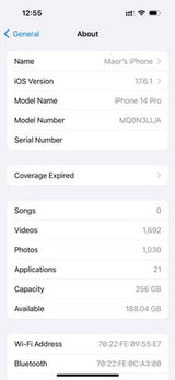 iPhone 14 Pro 256GB אייפון 14