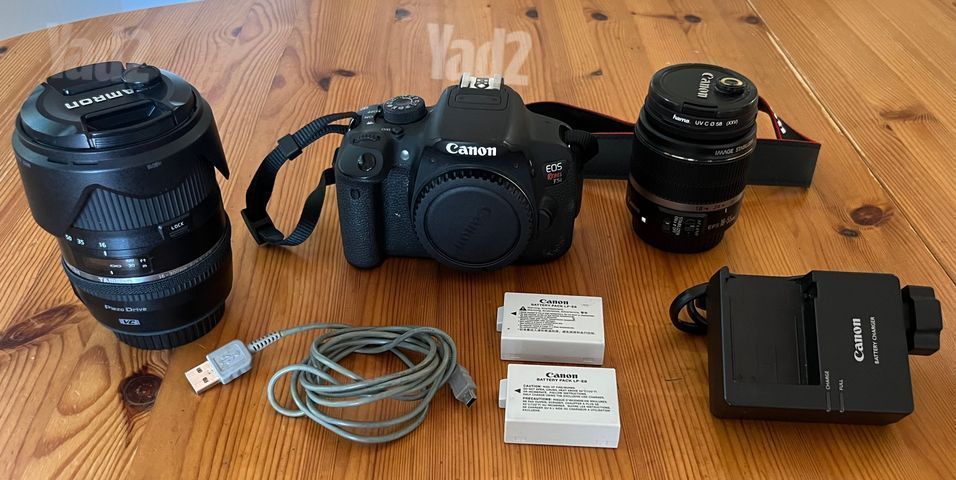 Canon 700D + עדשות