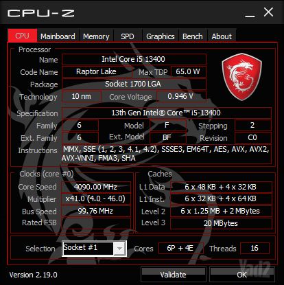 Intel Core i5-13400