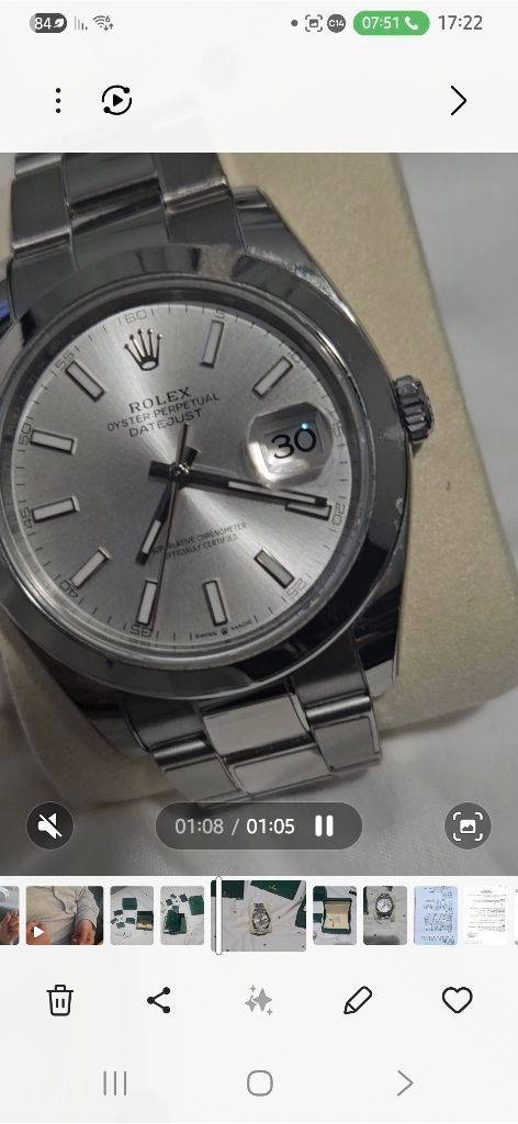 שעון רולקס rolex 41 mm