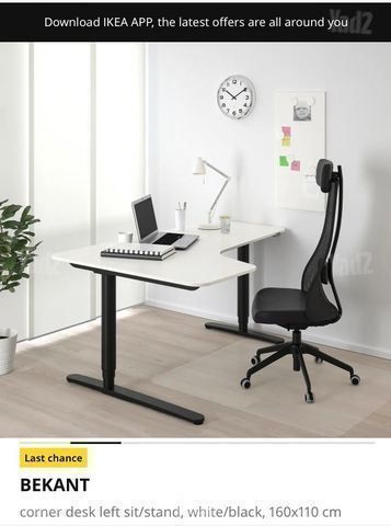 שולחן פינתי IKEA BEKANT