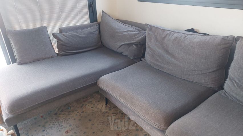 ספה עם שזלונג