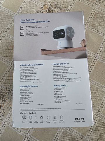 מצלמת אבטחה Eufy s350 4k