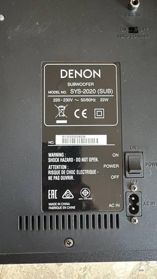 Denon SYS-2020 רמקול 5.1
