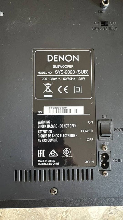 Denon SYS-2020 רמקול 5.1
