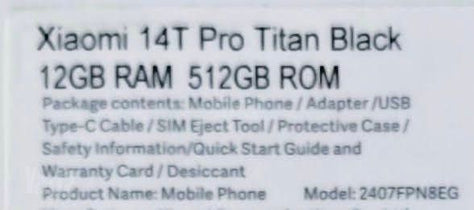 Xiaomi 14t pro