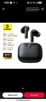 אוזניות Baseus buss ep10 NC
