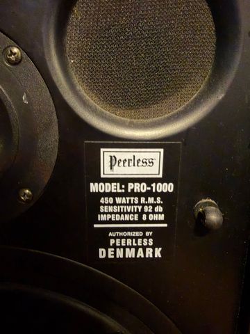 רמקולים Peerless PRO-1000