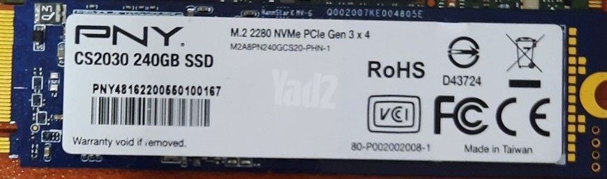 PNY CS2030 240GB NVMe M.2 2280