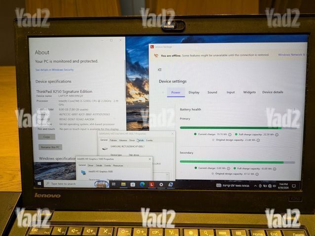 Laptop  lenovo thinkpad x250
