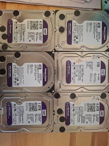 כונני wd hdd 4TB/1TB