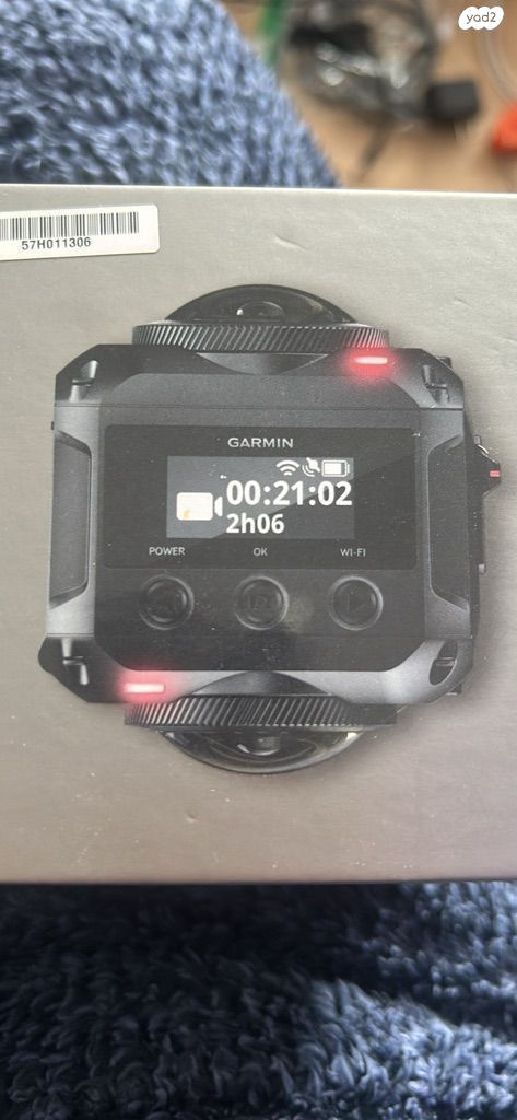 מצלמה garmin virb 360