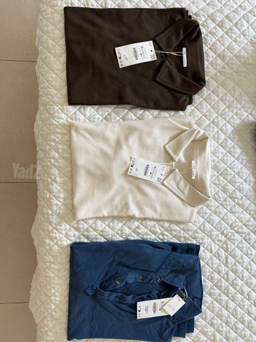3 חולצות פולו ZARA