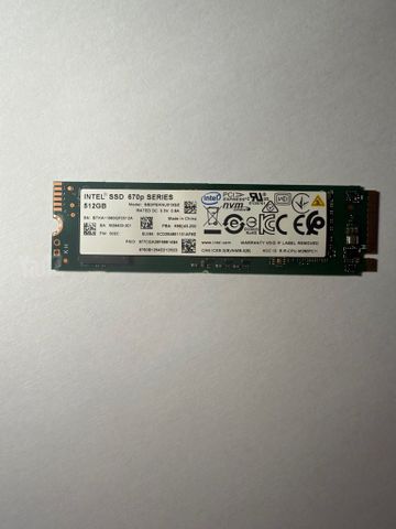 Intel SSD 670p NVMe M.2 512GB