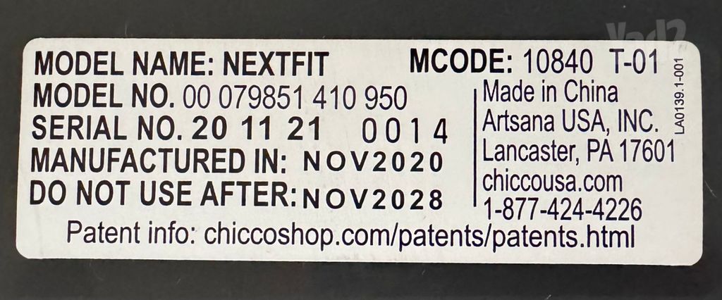 כיסא בטיחות Chicco NextFit Zip